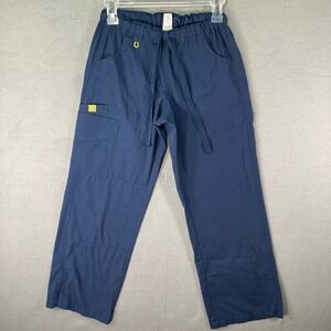 Life Is Good‎ Womens XSP Petite Blue Drawstring Utility Pants Casual